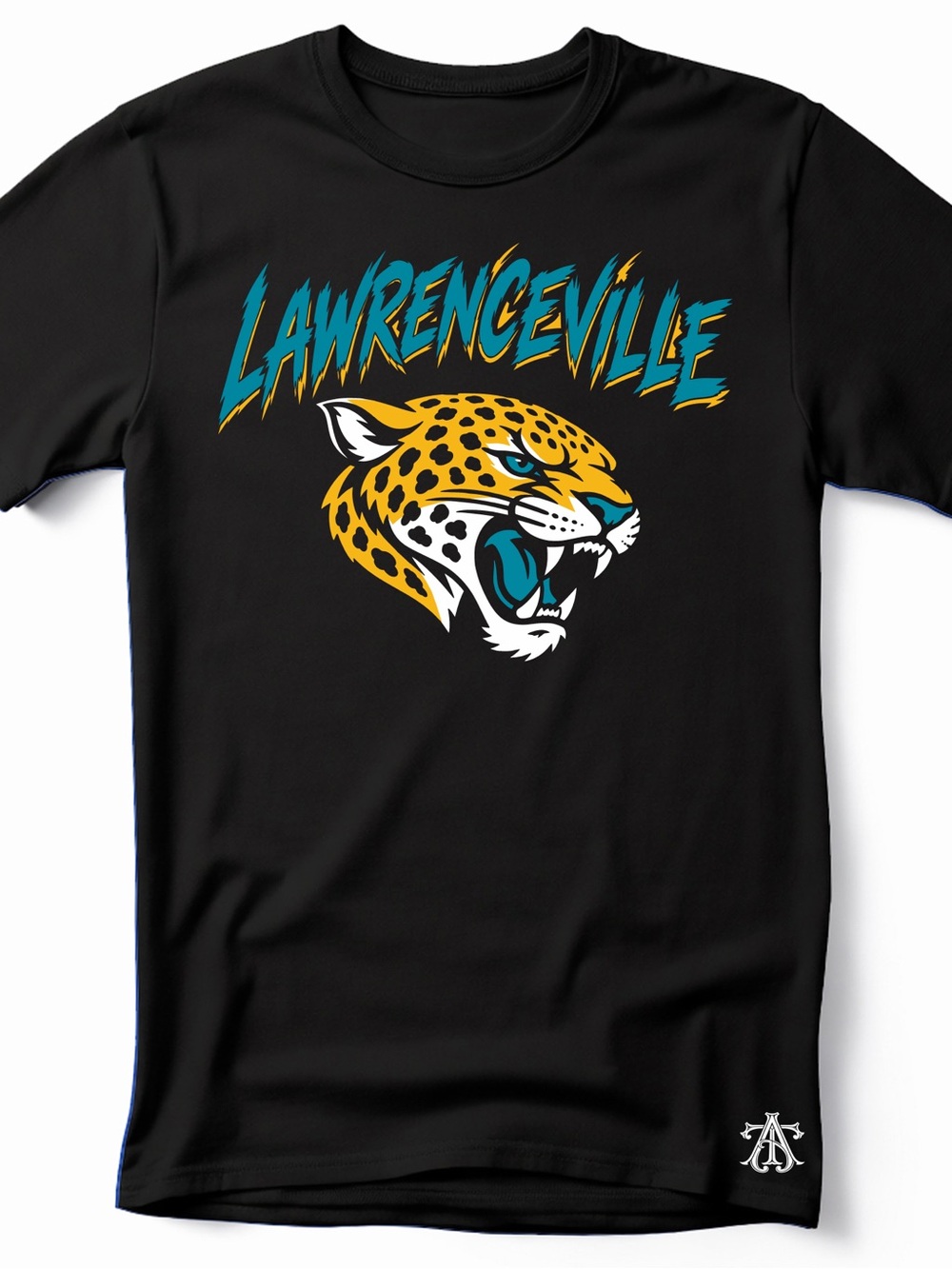 LAWRENCEVILLE Jaguars Football themed T-Shirt - Adult & Kids sizes available!!